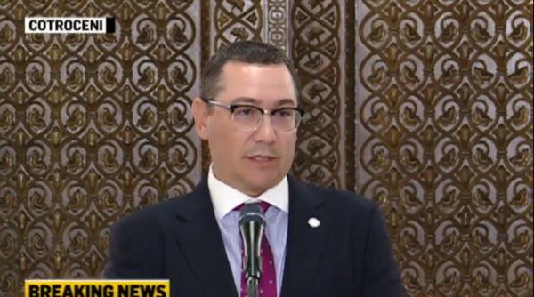 Victor Ponta, către Iohannis: "Propunerea de premier din partea Pro România sunt EU"