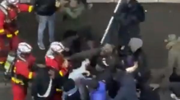 Incendiu major în Paris: Gare de Lyon, evacuată. UPDATE: Incendiul a fost provocat intenționat de migranți congolezi