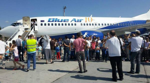 Blue Air reduce numărul de curse spre și dinspre Italia