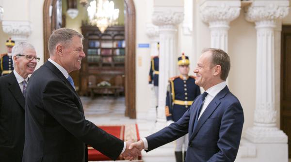 Donald Tusk, despre Klaus Iohannis: "I-am propus să fie preşedintele Consiliului European, a refuzat"