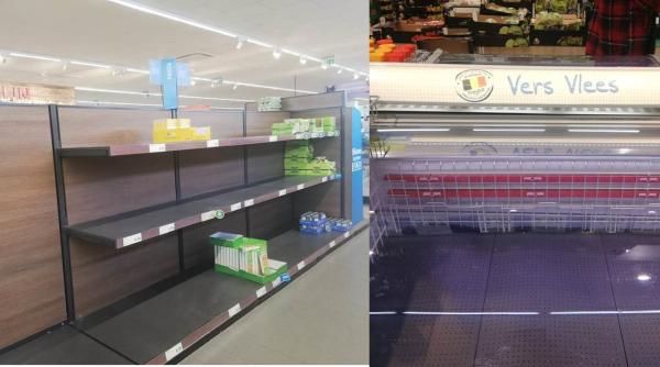 Magazinele din Belgia, golite de oamenii speriați de pandemia de coronavirus: „Așa ceva nu am văzut niciodată“