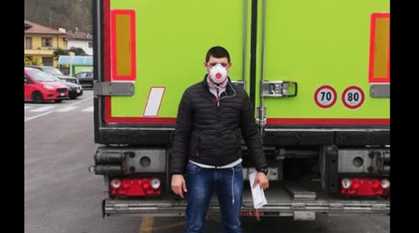 Un șofer român de TIR din Italia descrie atmosfera de pe șosele: "E posibil să fim toți infectați. Suntem speriați!"