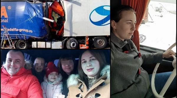Franța. O șoferiță româncă de TIR, mamă a trei copii, a murit într-un cumplit accident
