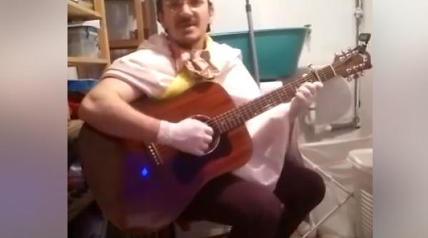 "Imnul carantinei". Melodia un român despre pandemie face ravagii pe rețelele de socializare - VIDEO