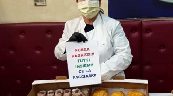 Italia. O româncă gătește gratis pentru medicii care tratează bolnavii de coronavirus