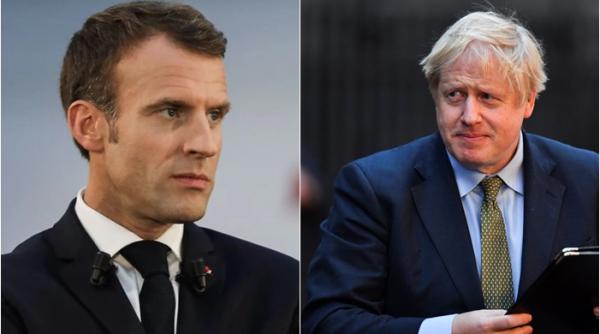 Emmanuel Macron îl amenință pe Boris Johnson cu închiderea granițelor