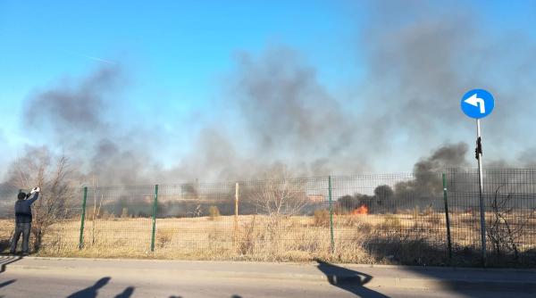 Incendiu major lângă Berlin. Norul gros de fum a panicat oamenii