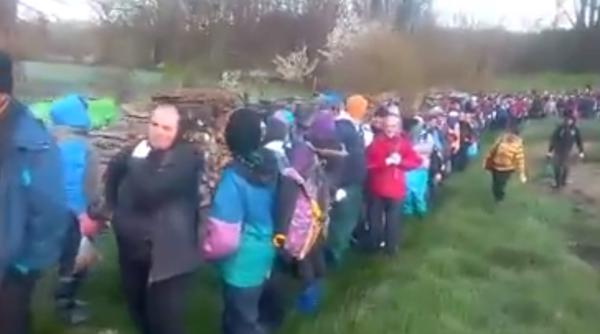 Imagini cu sute de ROMÂNI pe plantaţiile din Germania la cules de ceapă circulă în mediul online. Reacţia autorităţilor române