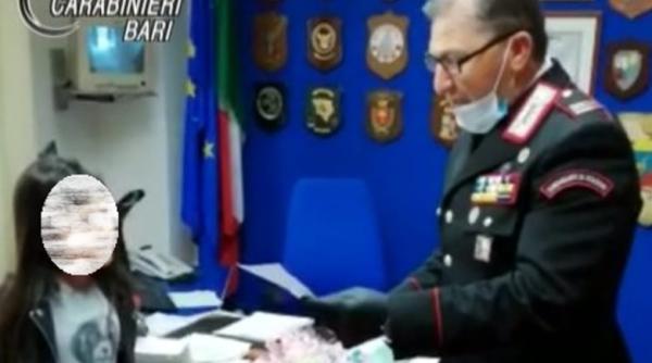 Italia. O fetiță româncă de 8 ani, gest impresionant pentru carabinieri: „Mulțumesc pentru tot ceea ce faceți în fiecare zi” 