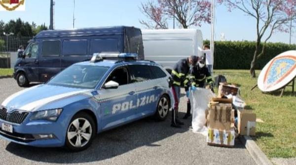 Italia. Amendă uriașă pentru doi români care transportau carne în saci de gunoi