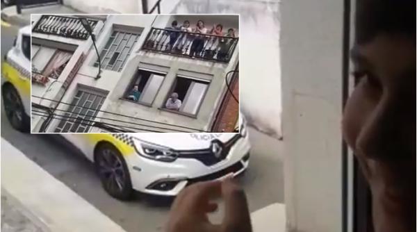 Poliția din Spania, cadou special pentru un copil român. Tot cartierul a aplaudat