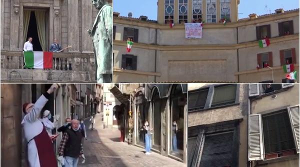 Italia. Mii de locuitori au cântat „Bella Ciao” (VIDEO)