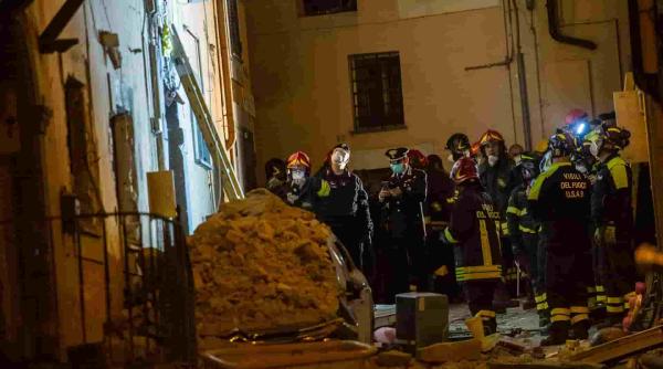 Italia. Clădire prăbușită după o explozie: Româncă în stare critică, cu arsuri grave (VIDEO)