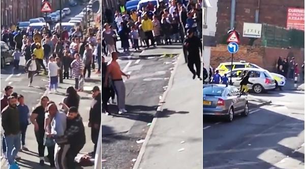Marea Britanie. Zeci de români s-au luat la bătaie pe stradă spre furia localnicilor