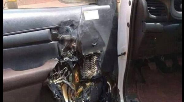 Avertismentul pompierilor: NU lăsați dezinfectantul în mașină. Iată ce se poate întâmpla-FOTO