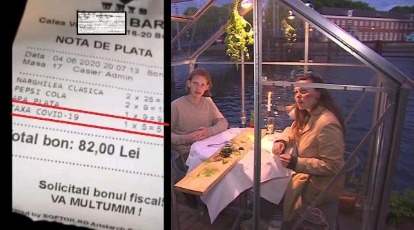 Taxa Covid: Niște români au avut parte de surpriza anului, la restaurant