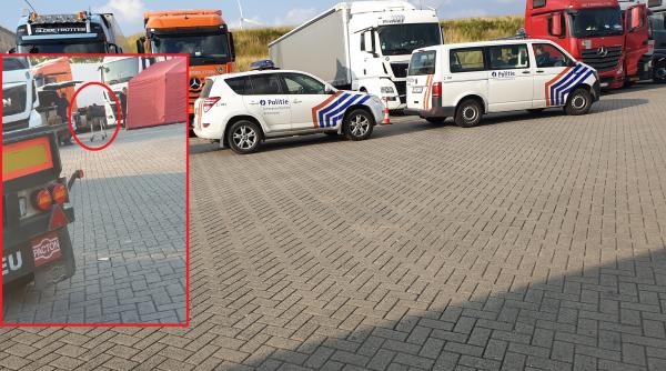 Belgia. Șofer român de TIR găsit spânzurat în cabină, într-o parcare din Anvers: „Ce traumă pe copilași!“