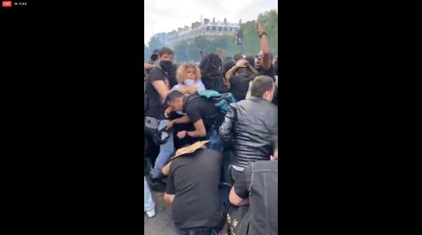 Proteste violente în Franța. Video