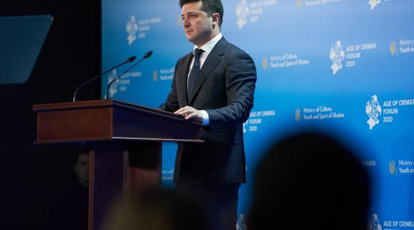 Ucraina. Preşedintele Zelensky, ANUNŢ după ce soţia sa a fost infectată cu coronavirus