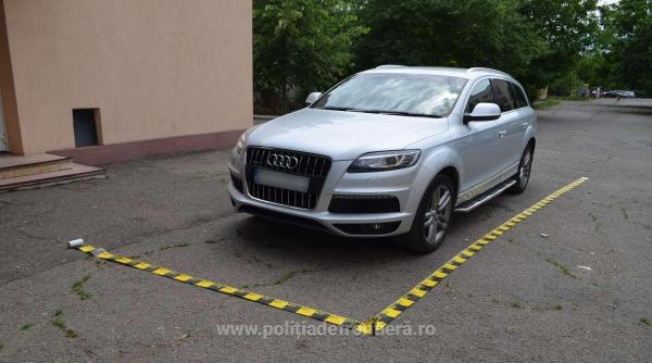 Audi Q7 furat din Marea Britanie, depistat în trafic la Iași. Explicația șoferului nu i-a convins pe polițiști