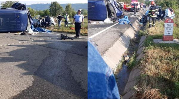Un microbuz cu români s-a ciocnit cu o mașină: Doi morți și mai mulți răniți. Plan Roșu de intervenție în Vrancea
