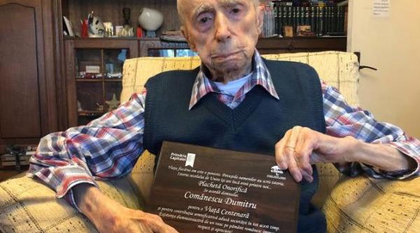 A murit Dumitru Comănescu, românul care timp de o lună a fost cel mai vârstnic bărbat din lume