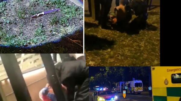 Anglia. Doi români în stare critică după ce au fost alergați pe stradă și înjunghiați de un alt conațional