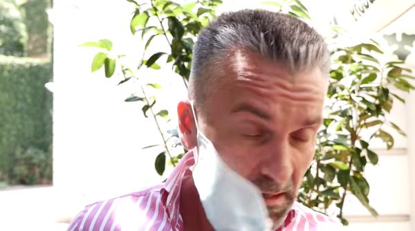 Cezar Ionașcu, românul care a militat anti-măști, imagini de necrezut