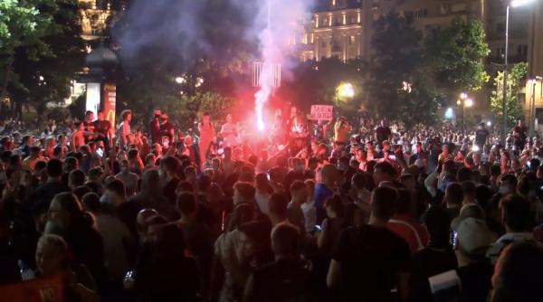 Serbia. A cincea zi de proteste în Belgrad. Protestatarii au scandat în faţa Televiziunii Naționale