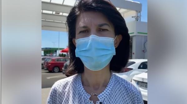 Violeta Alexandru, mesaj LIVE din benzinărie: "Fiți RESPONSABILI!" - VIDEO