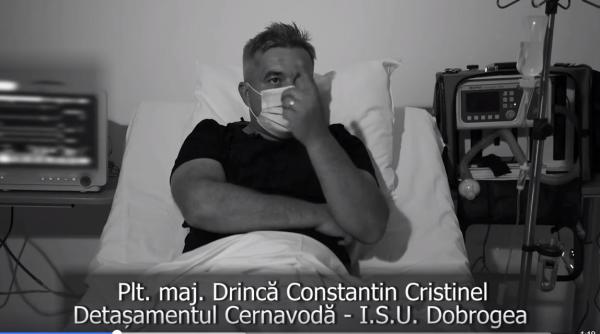 Pompier român infectat cu Covid-19, în lacrimi: „Dacă voi salva măcar o viață, sunt cel mai fericit om!“ (Video)