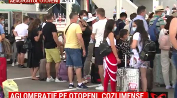 Aglomerație și nervi pe Otopeni: Pasagerii, chemați cu 3 ORE mai devreme
