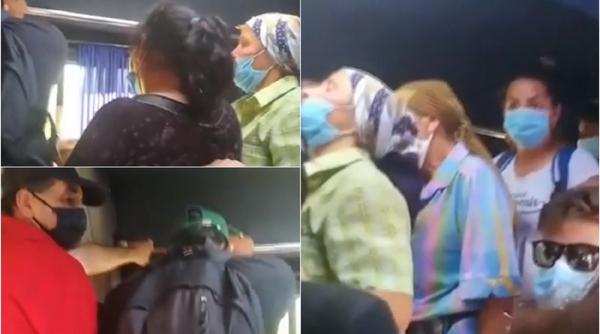 Imaginile zilei. Români, îmbulziți ca sardelele în microbuz