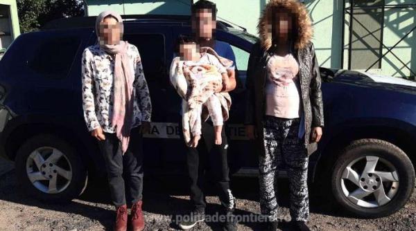 O familie din Siria a încercat să intre ilegal în România. Unde urmau să ajungă