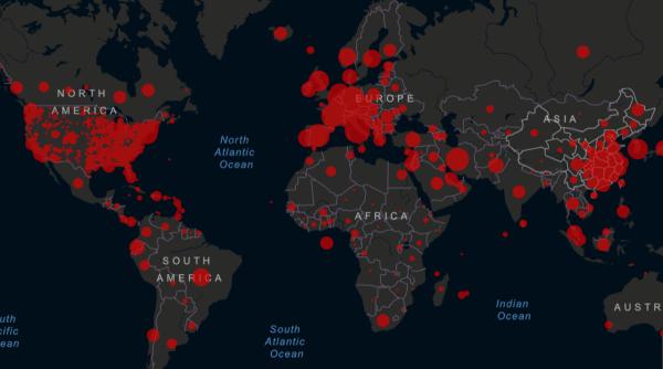Bilanț mondial: Peste 18 milioane de cazuri declarate în lume și aproape 700.000 de morți
