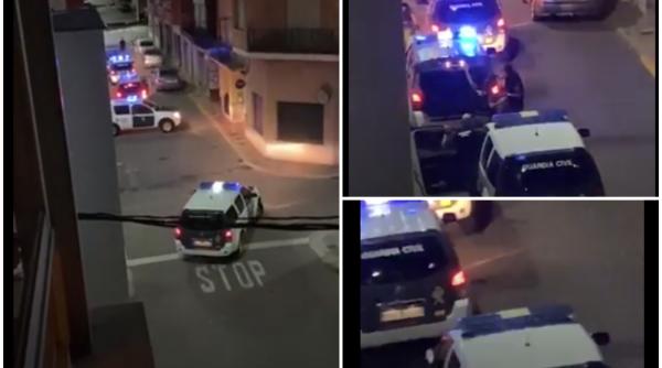 Spania. Operațiune spectaculoasă pentru prinderea unui român care a BĂTUT un polițist - FOTO