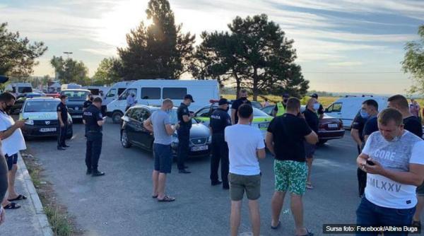 Protest la granița României. Transportatorii din Moldova au blocat accesul în vamă 