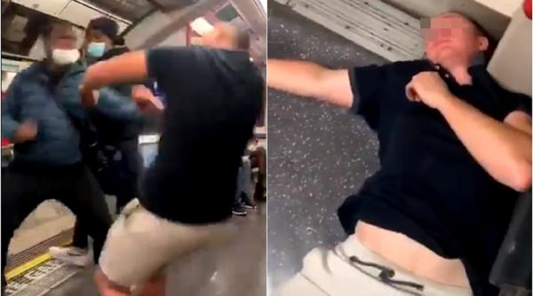 Incident șocant într-un metrou din Londra. Un bărbat, lăsat inconștient, după un atac rasist: „Asta e casa mea! Să vă duceți toți înapoi!” (VIDEO)