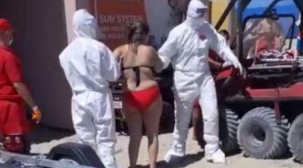 Românca căreia i s-a făcut, ieri, rău pe plajă, confirmată cu COVID-19