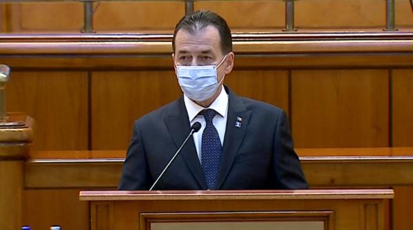 Moţiune de cenzură. Ludovic Orban coboară artileria GREA: "Declanşăm conflictul juridic de natură constituţională între Guvern şi Parlament"