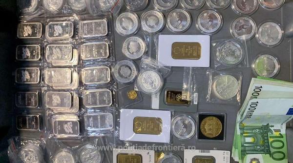 Monede şi lingouri, ascunse în bagajele unui român. Comoara a fost descoperită Aeroportul din Cluj-Napoca