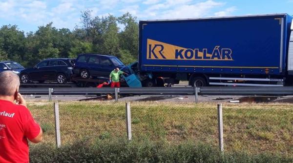 Șofer român, MORT pe loc în Ungaria, în drum spre România. A intrat sub TIR