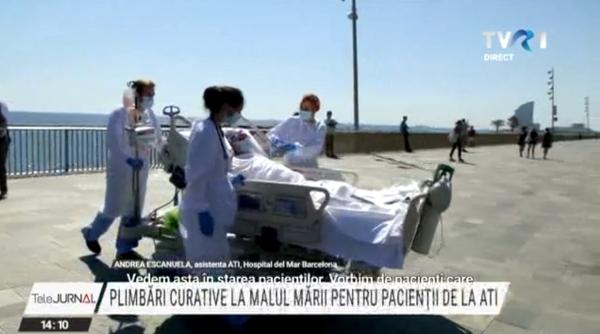 Medicii din Spania, metodă revoluționară de tratament anti Covid: Pacienții, plimbați pe faleză