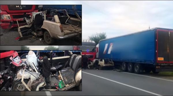 Ucraina. Român, mort într-un cumplit accident. Alți trei colegi au sfârșit lângă el (VIDEO)