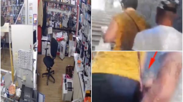 VIDEO. Doi români din Italia se filmau în timp ce furau din buzunare. Polițiștii au văzut filmulețele chiar pe telefoanele lor