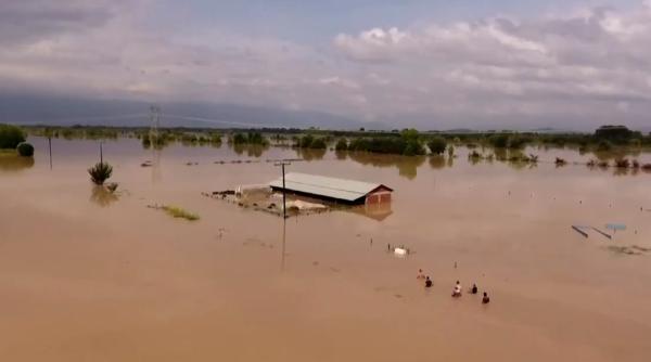 Imagini dramatice din Grecia. Filmările arată proporțiile dezastrului lăsat de uraganul mediteranean Ianos (VIDEO)