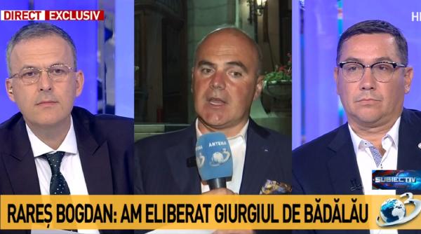Ponta, întrebare-cheie pentru Rareș Bogdan. Răspuns tranșant: „Când el va recita asta în fiecare dimineață vom sta de vorbă!”