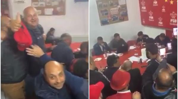 VIDEO. Locuitorii din Țăndărei sărbătoresc victoria candidatului PSD: "Cristi e REGE! El e puterea în oraș!"