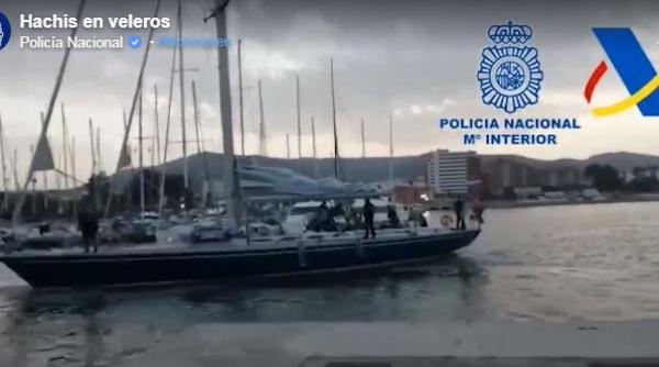Spania. 30 de tone de hașiș, descoperite pe patru iahturi de lux