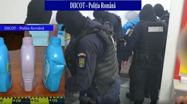 Traseul drogurilor aduse cu autocarul din Belgia: Români arestați pentru balsamul de rufe din bagaje